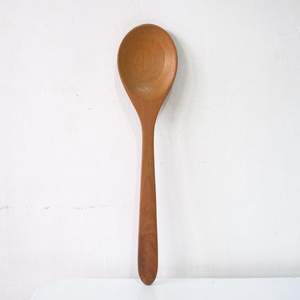 Cuillère à salade en teck massif Laura, écologique, moderne, solide et durable, finition brun naturel, meubles de cuisine - Product Image 5