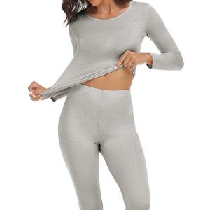 Prix usine femmes caleçons longs 100% coton biologique tissu extensible femmes sous-vêtements thermiques - Product Image 6