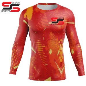 Chemise de Compression à Manches Longues pour Homme, Spandex Imprimé par Sublimation, Haut BJJ, Couche de Base Sportive à Séchage Rapide, Arts Martiaux - Product Image 4