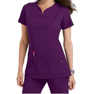 Conjuntos de uniformes médicos de Spandex para correr, uniformes médicos de enfermería atlética personalizados de fábrica 2023 - Product Image 6