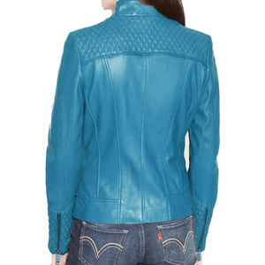 promotionBreathable High Quality Women Outerwear Fashion Style New Model Casual Jacket <b>Zipper</b> Ladies Women Leather Jacket Women - Product Image 2