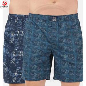 Boxers pour hommes à taille haute, imprimés, en tricot, en microfibre, confortables et doux - Product Image 4
