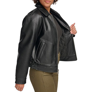 M0VATEXTILE Venta al por Mayor de Abrigos para Mujer, Chaqueta de Cuero Gruesa y Cálida para Invierno, Moda de Talla Grande - Product Image 6