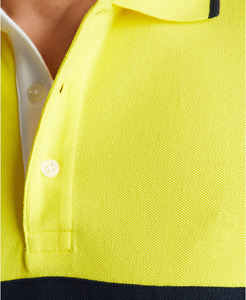 Polo décontracté pour hommes en coton respirant à manches courtes, design uni, vente en gros de vêtements à la mode bon marché - Product Image 4