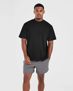 Camisetas de algodón en blanco para hombre de talla grande con logotipo personalizado OEM de alta calidad, ropa de Fitness, ropa de entrenamiento, ropa de gimnasio - Product Image 3