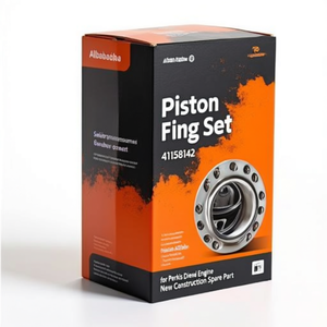 Jeu de segments de piston 41158142 de remplacement pour moteur diesel Perkins, pièce de rechange neuve pour la construction - Product Image 2