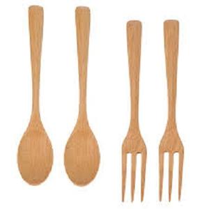 The factory sells natural wood directly <b>cutlery</b> indian <b>set</b> <b>cutlery</b> wood Decorative Kitchenware wholesale Manufacturer Exporter - Product Image 6