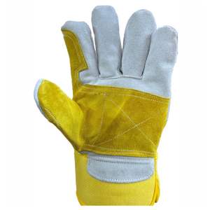 Gants de gréement canadiens robustes Gants de sécurité avec gants de gréement réfléchissants en cuir de chèvre - Product Image 4