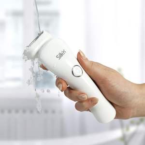 Afeitadora Eléctrica Húmeda y Seca para Mujer con Doble Cuchilla, Afeitadora Rotatoria de Láminas Impermeable IPX7 para Cara y Cuerpo, Piezas de Repuesto Lavables - Product Image 1