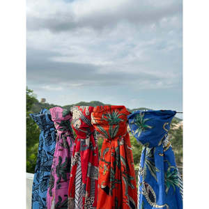 Tropical Print <b>Chiffon</b> <b>Scarves</b> Long Lightweight Women's Fashion Summer Daily Wear Digital Printing Multicolor Pattern - Product Image 2