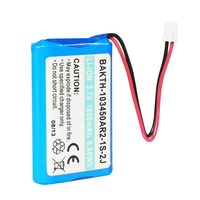 Baterai Lithium Ion 18650 2S1P 7.4V 2200mAh Kustomisasi Paket Baterai Li-ion 18650 3.7V 11.1V 14.8V 16.8V 24V 12V untuk Elektronik