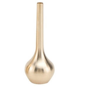 Vase à fleurs en aluminium personnalisé avec finition dorée Vases à fleurs en métal moderne de haute qualité - Product Image 5