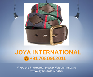 Cinturón de Polo para montar a caballo, color azul marino/verde oscuro/rojo - Product Image 2