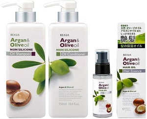 2024 japonés BEAUA aceite de argán aceite de oliva mascarilla para el cabello 60ml Cuidado del cabello brillante Natural con protección contra el calor precio al por mayor Venta caliente - Product Image 4