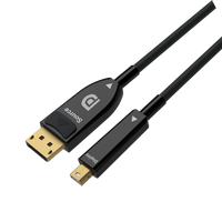 Câble optique AOC Mini DP 1.4 vers DP 1.4 8K, 8K60Hz 4K144Hz, fibre active pour longue distance