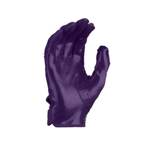 Guantes de fútbol personalizados de silicona ultra pegajosos al por mayor de fábrica, guantes receptores acolchados de fútbol americano, agarre pegajoso de Palma para - Product Image 2