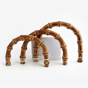 Vente en gros de nouveaux accessoires de bagages à poignée en bambou de l'Inde sangle et clip de sac de bricolage faits à la main en bois Excellent prix! - Product Image 4