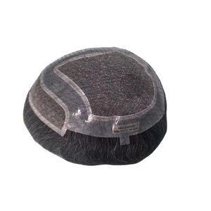 Peluca de Cabello Humano Virgen Remy Indio, Tupé con Ondas Naturales, Trama Única para Prótesis Capilares de Encaje - Product Image 4