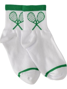 ODM Chaussettes de sport à motif tennis en jacquard personnalisé avec logo Chaussettes de sport rembourrées en coton extensible doux Vente en gros directe d'usine - Product Image 2