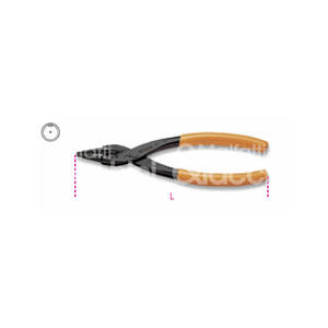 BÊTA PINCE À NEZ DROIT ART. 1032 Pour les anneaux de sécurité Pour usage interne avec poignées en PVC - Product Image 1