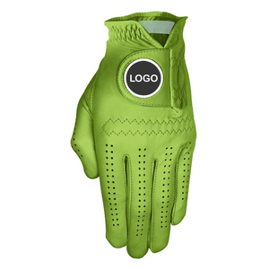 Gants de golf en cuir Cabretta personnalisés de meilleure conception, légers, antidérapants, en matériau souple, broderie de logo, vente à chaud pour le sport - Product Image 1