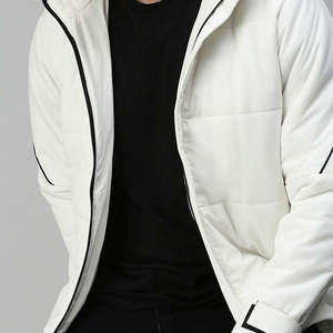 Chaqueta Larga Acolchada Informal Personalizada con Logotipo Delantero, Delgada, de Verano, para Hombre, de Moda y de Primera Calidad - Product Image 6