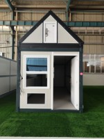 Maisons conteneurs pliantes préfabriquées 20 pieds, dépliables rapidement, en kit plat, portables et modulaires, pour le camping et les petites habitations