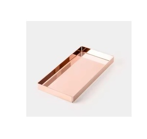 ถาดเสิร์ฟช็อคโกแลตทำจากทองแดงมีดีไซน์เรียบง่ายเหมาะสำหรับใช้ในครัวตามสั่งและใช้ในการอบขนมที่หรูหรา - Product Image 1