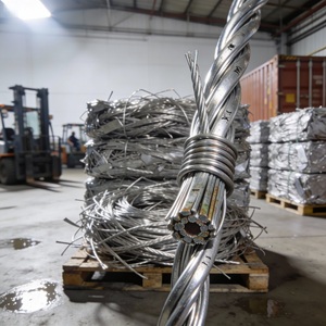 Chatarra de Alambre de Aluminio 6063 de Alta Calidad, Recortes de Alambre Brillante y Puro para Uso Industrial en Aleaciones y Fundición - Product Image 3