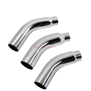 Punta del gomito del sistema di scarico del camion del tubo di scarico a basso prezzo in <span class=keywords><strong>Chrome</strong></span> 4 '', 5'' per I.D e 5 '', 6'', 7 '', 8'' per <span class=keywords><strong>o</strong></span>. D, 23 ''per la lunghezza - Product Image 1