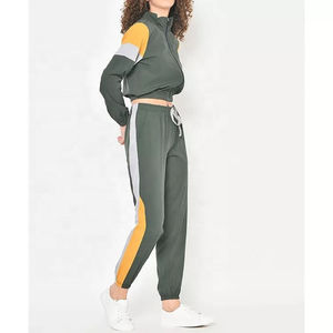 Nueva llegada transpirable cómodo señoras precio al por mayor mujeres chándal mejor alta calidad de manga larga mujeres chándal conjuntos - Product Image 6