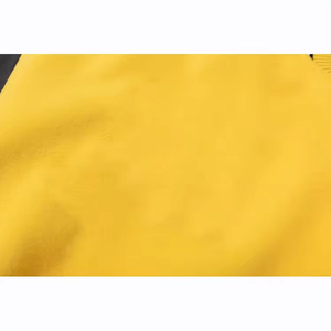 Veste d'université à manches en cuir véritable en laine - Product Image 4