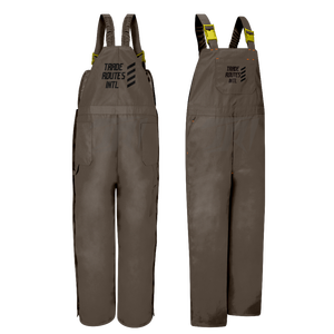 Conjunto industrial duradero, camisa con botones y babero de poliéster, cuello redondo, características de seguridad reflectantes, resistente al agua para condiciones adversas - Product Image 4