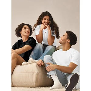 Camiseta de manga corta con estampado de ECG a la moda para hombre, cómoda y versátil para ropa informal de verano - Product Image 4