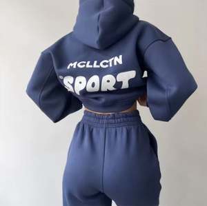Sweat à capuche avec logo personnalisé pour femmes Vente en gros d'usine OEM Pull-over en coton Streetwear - Product Image 6