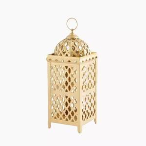 Modern Decorative Iron Metal <b>Candle</b> <b>Lantern</b> With Gold Finishing for Home and Wedding Decor Hanging <b>Lantern</b> Handmade Bulk - Product Image 4