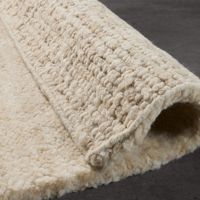 Z&H Home Handgeknüpfter Woll-Teppich mit Schnittflor, Hochwertiger Plüsch-Teppich, Modern und Waschbar, Rechteckiger Flächenteppich für Zuhause & Hotel, Wohnzimmer