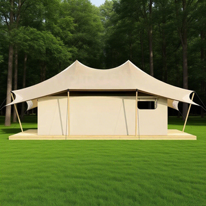 Tente carrée en acier extensible imperméable et personnalisée pour les événements en plein air, les mariages, les voitures et les projets de glamping de luxe - Product Image 1
