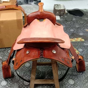 Selle occidentale de qualité supérieure Trending Nouvelle selle de cheval en cuir occidental personnalisée fabriquée par un fabricant indien - Product Image 4