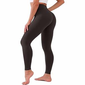 Leggings de entrenamiento de gimnasio de algodón 100% de alta calidad para mujer, ropa de Fitness más vendida, mallas de mujer de talla adulta hechas por vestido deportivo - Product Image 1