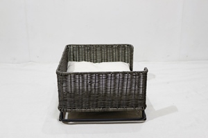 Casa para mascotas de ratán Natural ecológica sólida de lavado mecánico hecha a mano vietnamita, cama acogedora para perros y gatos pequeños - Product Image 4