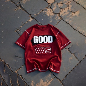 Men's Oversized Casual T-<b>Shirts</b> Front Logo Knitted 100% Cotton High Quality Bulk Orders Digital Print Quick Dry Breathable - Product Image 3