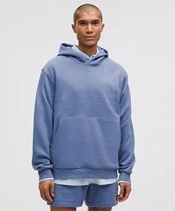 2025 alta calidad 100% algodón boxy fit Sudadera con capucha para hombres Heavy Hoodie Pullover sudadera logotipo personalizado francés Terry sudaderas con capucha en blanco - Product Image 1