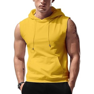 Débardeur en tricot de coton et polyester à séchage rapide pour hommes avec logo personnalisé Conception ample d'été sans manches fabriqué par Dress Sports - Product Image 1