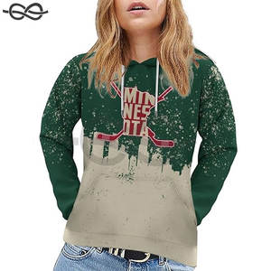 Sweat-shirt à capuche personnalisé Hockey City Fans de hockey Vêtements de sport personnalisés Hommes Femmes Cadeau pour jeunes Amoureux du hockey - Product Image 3