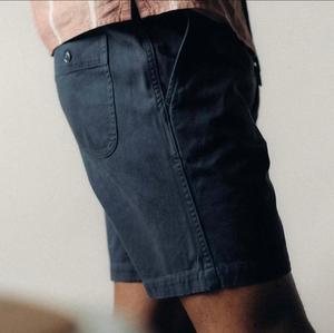 กางเกงขาสั้นผู้ชายเอวสูงเอวยางยืดระบายอากาศได้ดีเป็นมิตรกับสิ่งแวดล้อมกางเกงขาสั้นกางเกงยีนส์ขายาวปรับขนาดได้ - Product Image 5