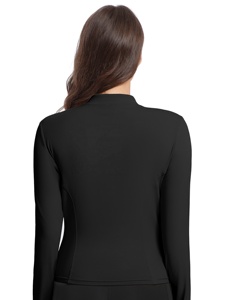 Veste de yoga pour femmes, coupe ajustée extensible, haut de sport pour la salle de sport, la course à pied, la remise en forme, vêtements de sport - Product Image 4