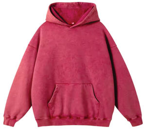 เสื้อฮู้ดแบบสวมหัวมีฮู้ดผ้าฟลีซสำหรับทั้งชายและหญิงผ้าคอตตอน100% 400 GSM เย็บปักลายดิจิตอลได้ตามปกติ - Product Image 2