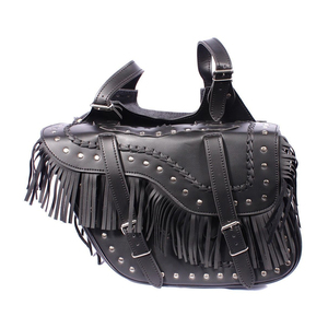 Sac de rangement pour bagages de moto étanche en cuir pour selle de moto - Product Image 1