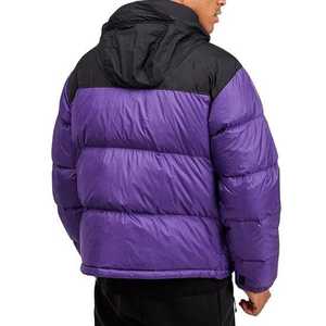 Veste polaire pour hommes à isolation thermique personnalisée ODM Coupe-vent tendance avec capuche chaude Parka d'extérieur en nylon personnalisée - Product Image 3